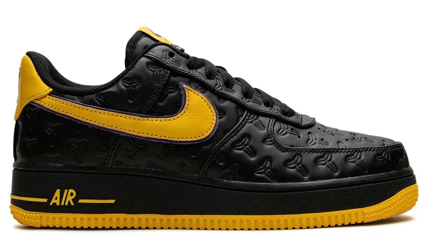 Nike Air Force 1 Low Kobe Bryant Lakers Away (Numbered Edition of 8000) Quick lace VersatileUse