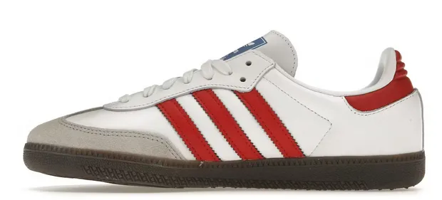 adidas Samba OG White Better Scarlet Dry Fast