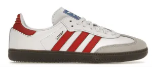 adidas Samba OG White Better Scarlet Molded Footbed Responsive Foam Technology