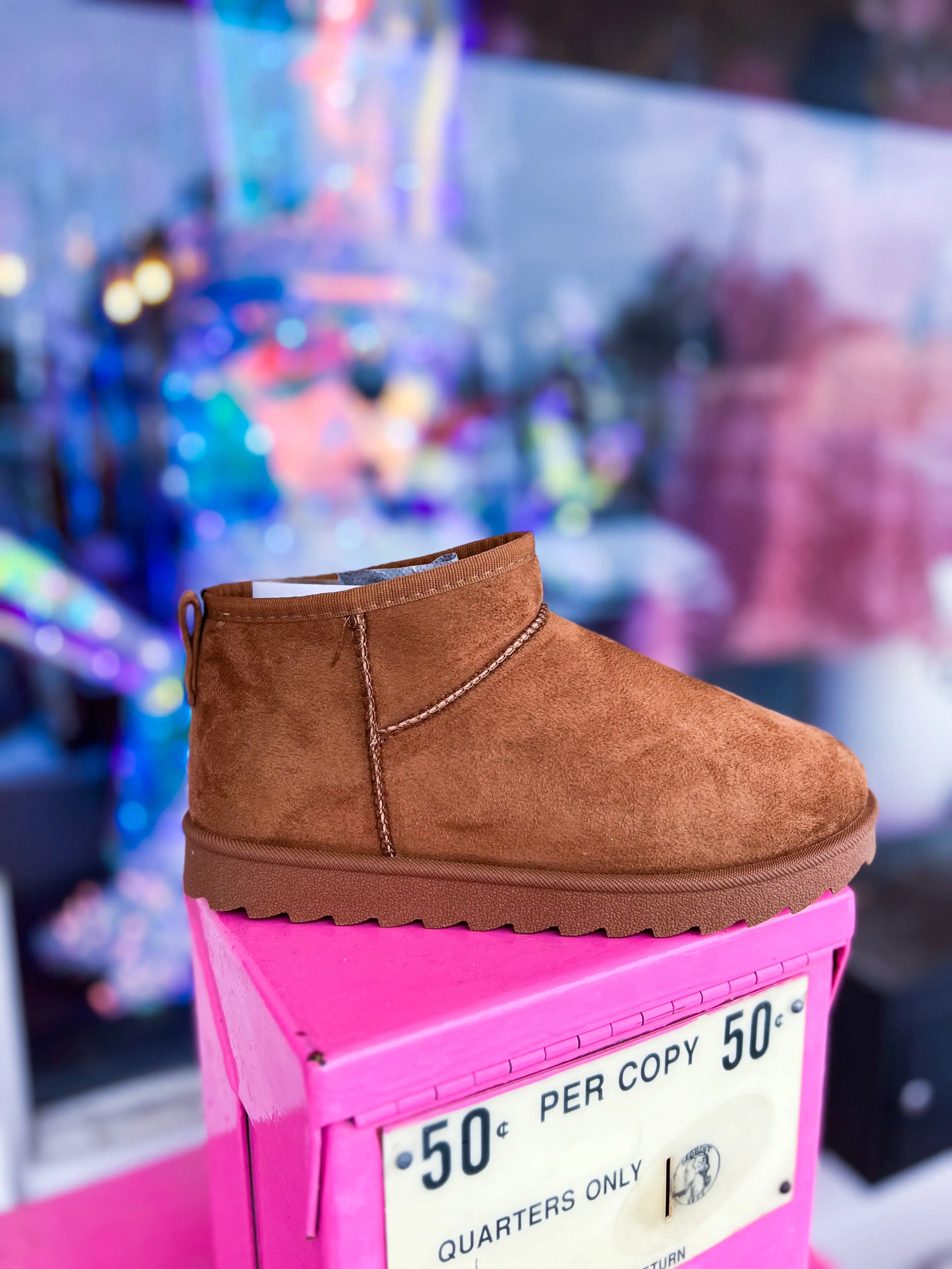 Suede fur booties Cycle-Fit