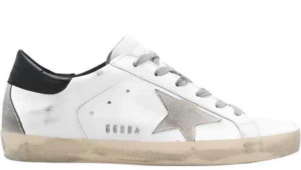 Golden Goose Super-Star White Black (WOMEN) Blown Rubber Traction Ventilation Tech