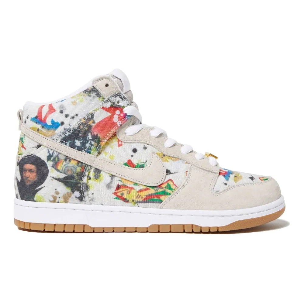 SUPREME NIKE SB RAMMELLZEE DUNK HIGH-WHITE Walk Day