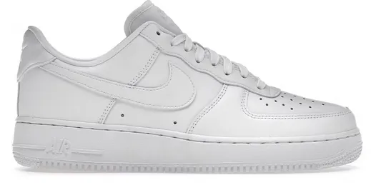 Wide Fit Option Stable Motion Nike Air Force 1 Low '07 Fresh White