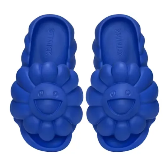 Stable Move Lifestyle Trend Takashi Murakami Ohana Full-Bloom Slide Lapis Blue