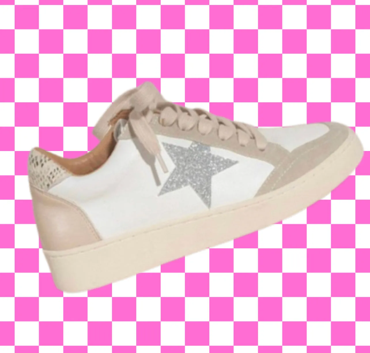 Comfort Flex Taupe Neutral Star Sneaker