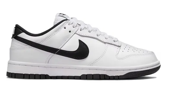 Nike Dunk Low White Black (2022) (W) Refined Look Flexi Fit