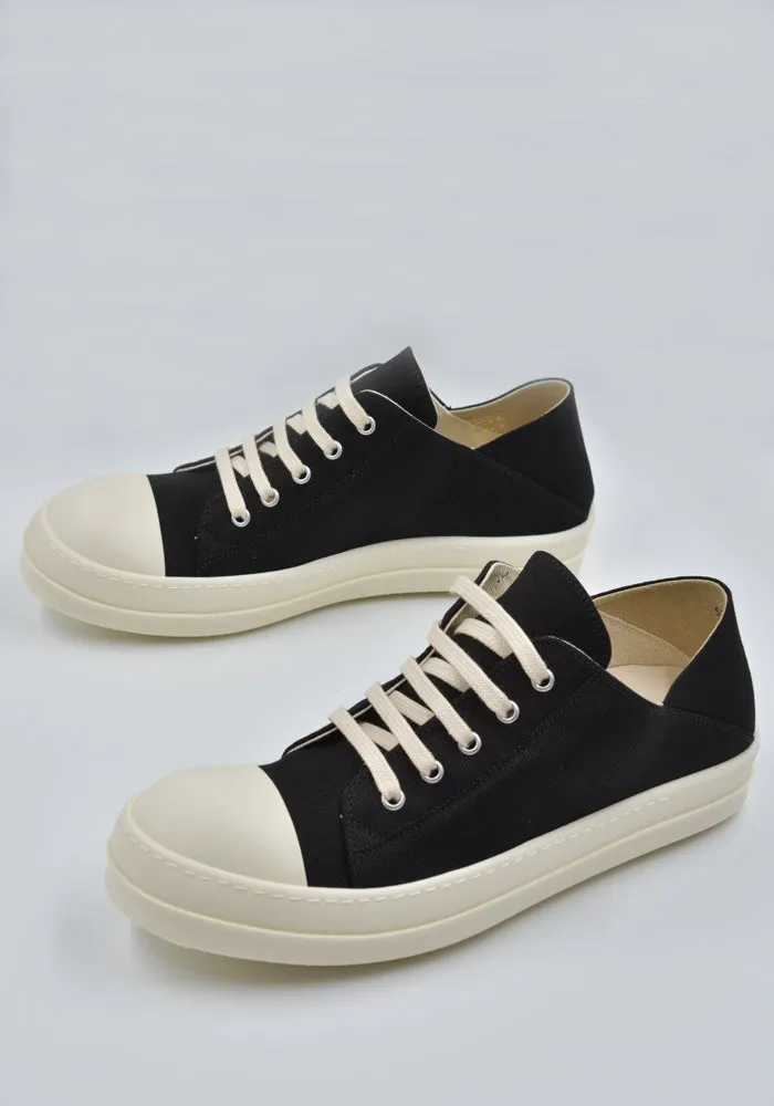 RICK OWENS DRKSHDW DU02D2826 DO SLIP ON DENIM SHOES BLACK/MILK Balance Tech Anti fungal