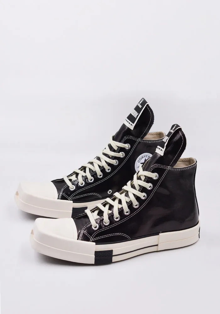 RICK OWENS DRKSHDW x CONVERSE DC01BX291 TURBODRK HI DENIM SHOES BLACK Shockproof