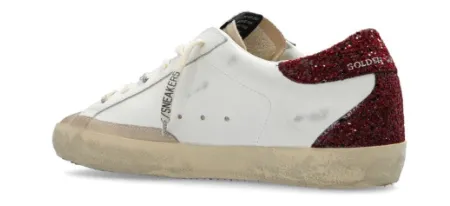 Easy Maintenance Sneaker Culture Golden Goose Super-Star White Bordeaux Silver (W)