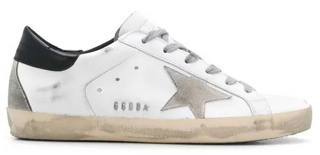 Responsive Feel Neutral Ride Golden Goose Super-Star White Black