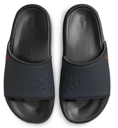 Ultra-soft performance Padded Ankle Support Jordan Play Slide Anthracite University Red