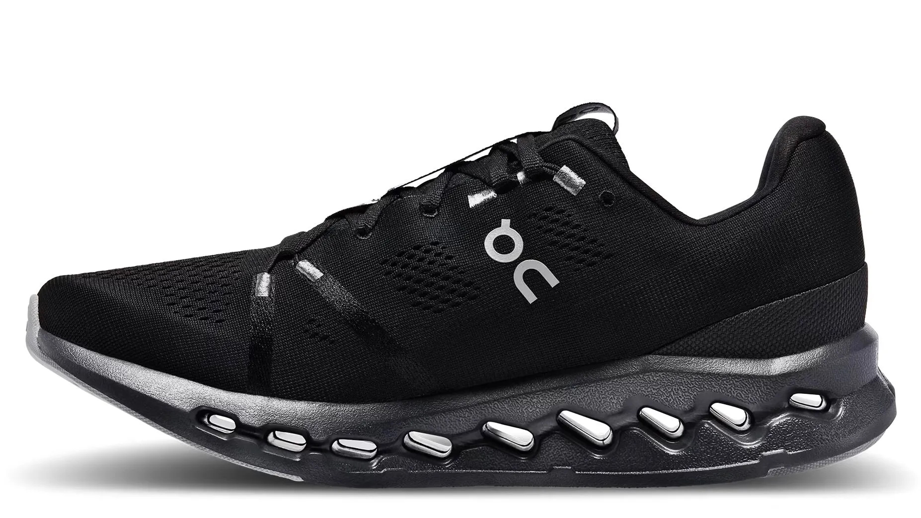Comfortable Sides No Tie On Running Cloudsurfer All Black