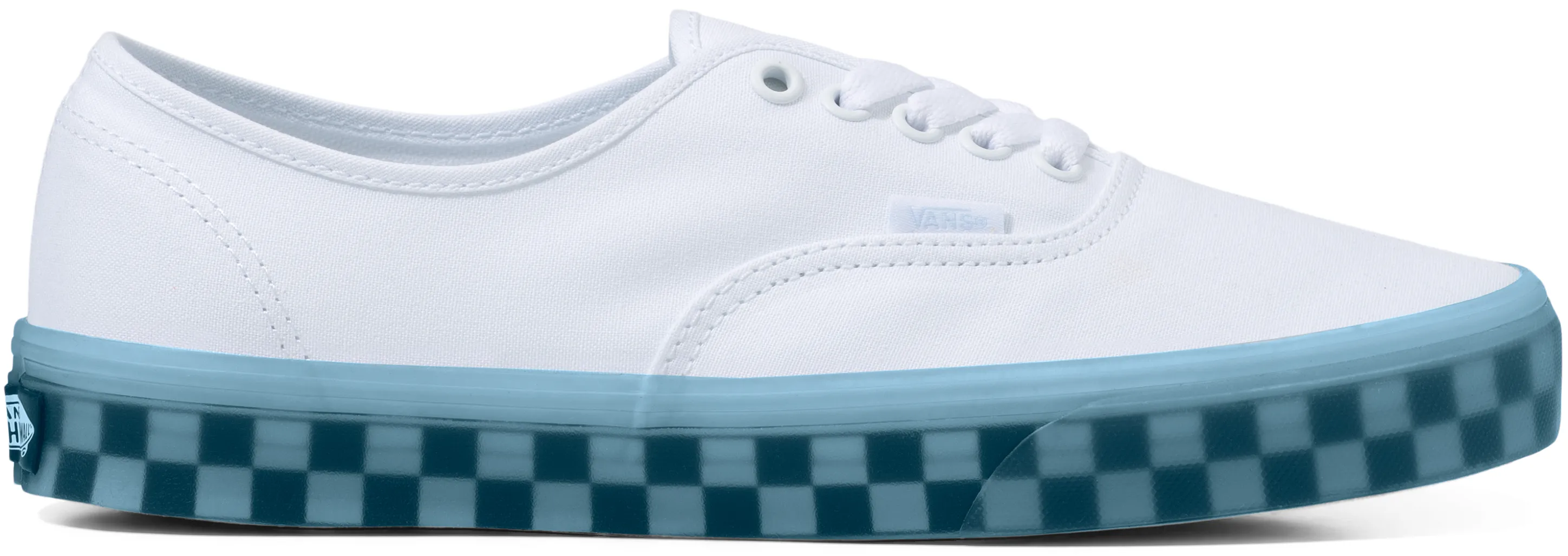 Pro Action Ride Skate Ready Vans Authentic Translucent True White/Delicate Blue