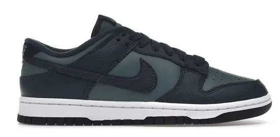Nike Dunk Low Armory Navy Bendable Heel Counter Energy Return EVA Foam