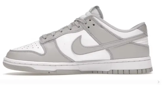 Nike Dunk Low Grey Fog Shock absorption system TPU Heel Counter