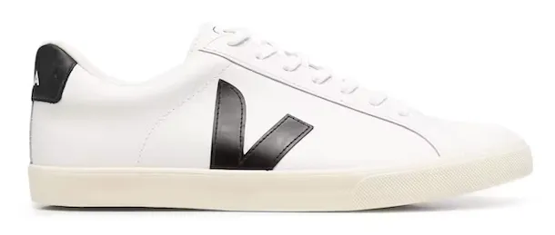 Veja Esplar Leather White Black Clean Lines