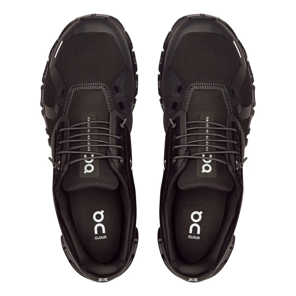 ON RUNNING CLOUD 6-BLACK BLACK Strike Step Feast Walk