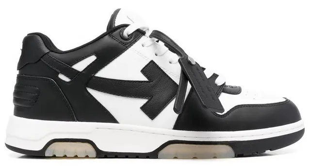 Ultra-soft feel OFF-WHITE Out Of Office OOO Low Tops White Black White