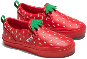 Comfort First Vans Kids Classic Slip-On Berry Red