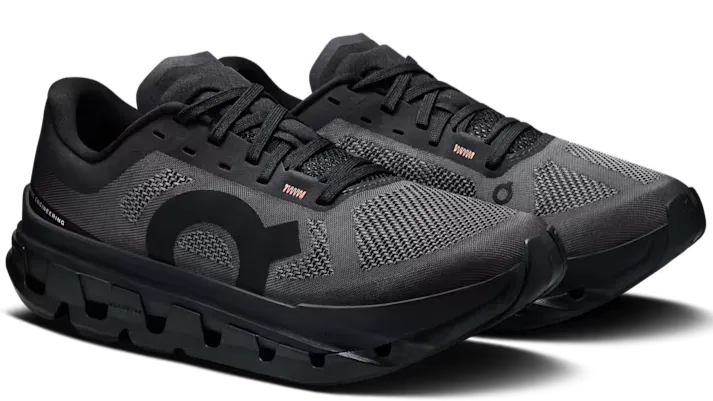 On Running Cloudflow 5 Black Black (Women's) Contoured Footbed Design