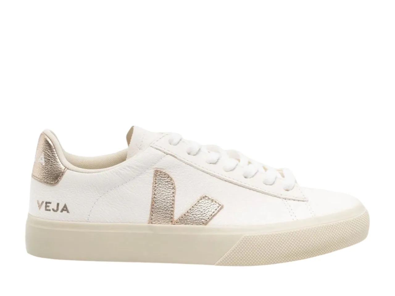 TPROutsole Veja Campo Chromefree Leather Extra White Platine