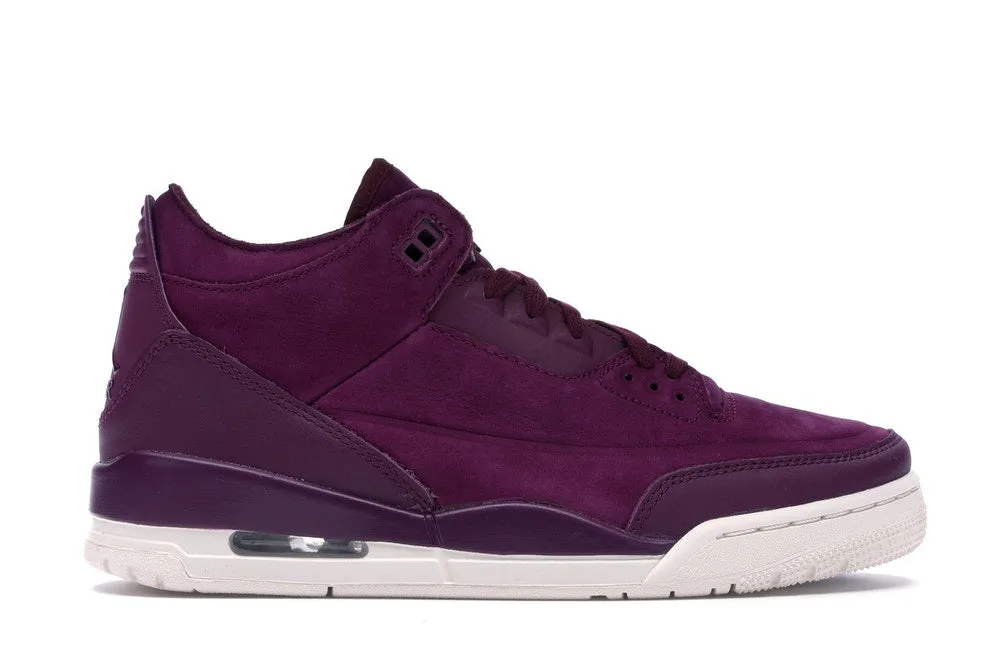 Responsive foam Jordan 3 Retro Bordeaux (W)