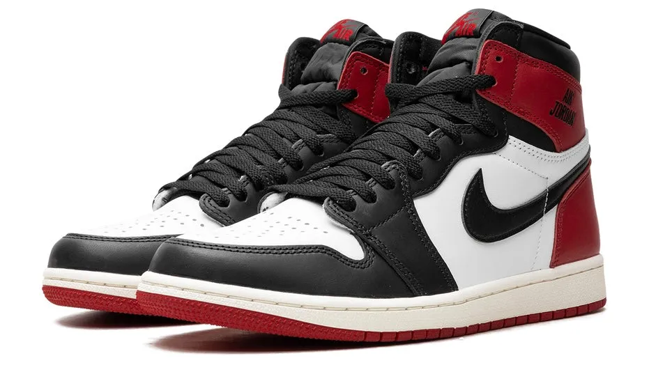 Jordan 1 Retro High OG Black Toe Reimagined Athletic Footwear