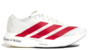 adidas Adizero EVO SL Off White Better Scarlet Impact Resistant Heel