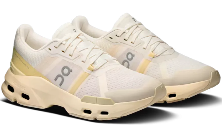 On Running Cloudpulse Ivory Tumeric (Women's) Compression Spring System Shock   Absorbing Midsole