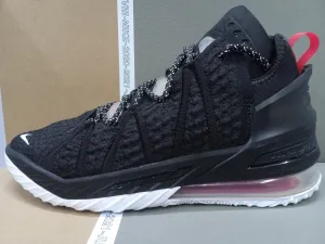 Nike LeBron 18 Black Woven Upper Durability