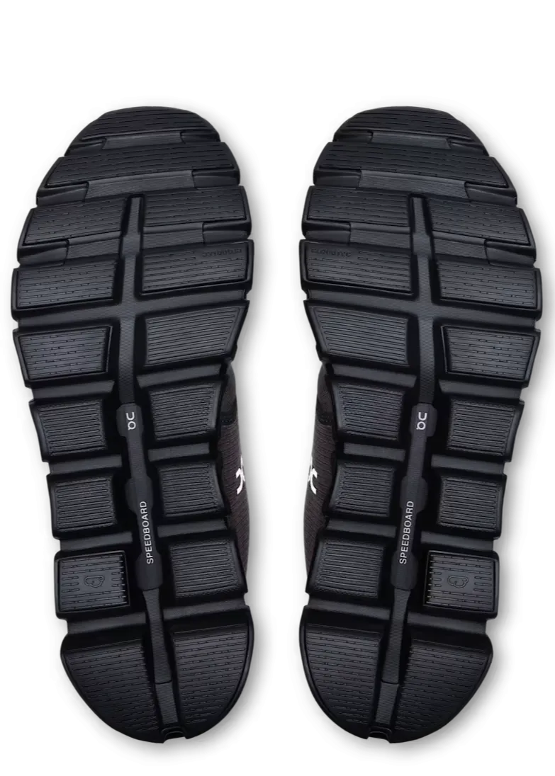 Cushioned Midsole Technology On Running Cloud 6 Waterproof Thorn Black
