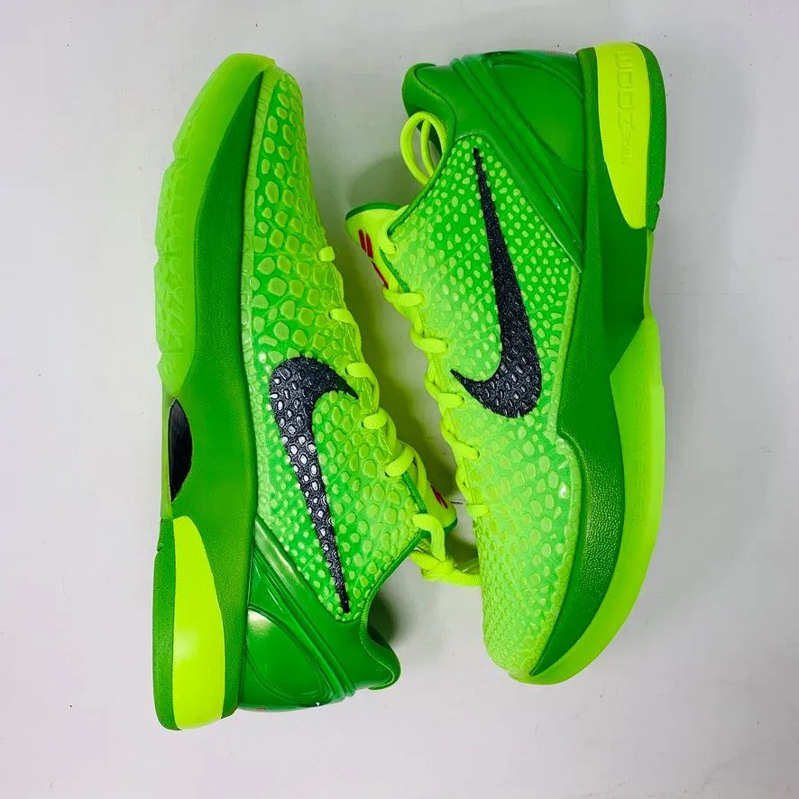Ultra-soft traction Nike Kobe 6 Protro Grinch (2020)