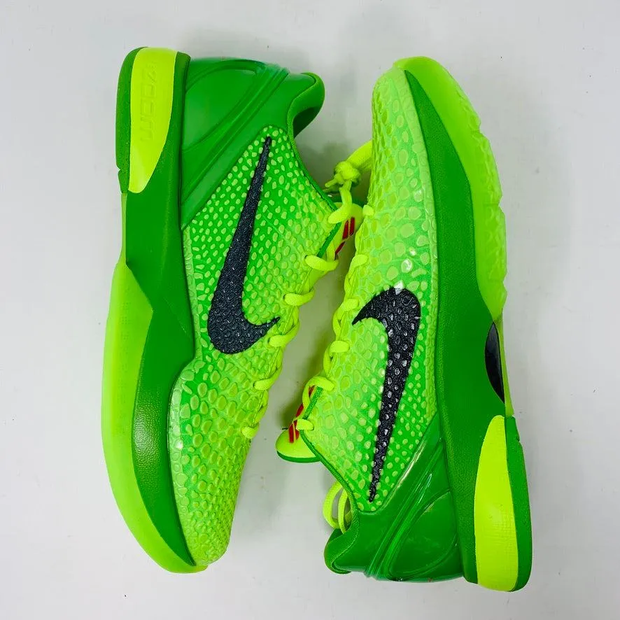Ultra-soft traction Nike Kobe 6 Protro Grinch (2020)