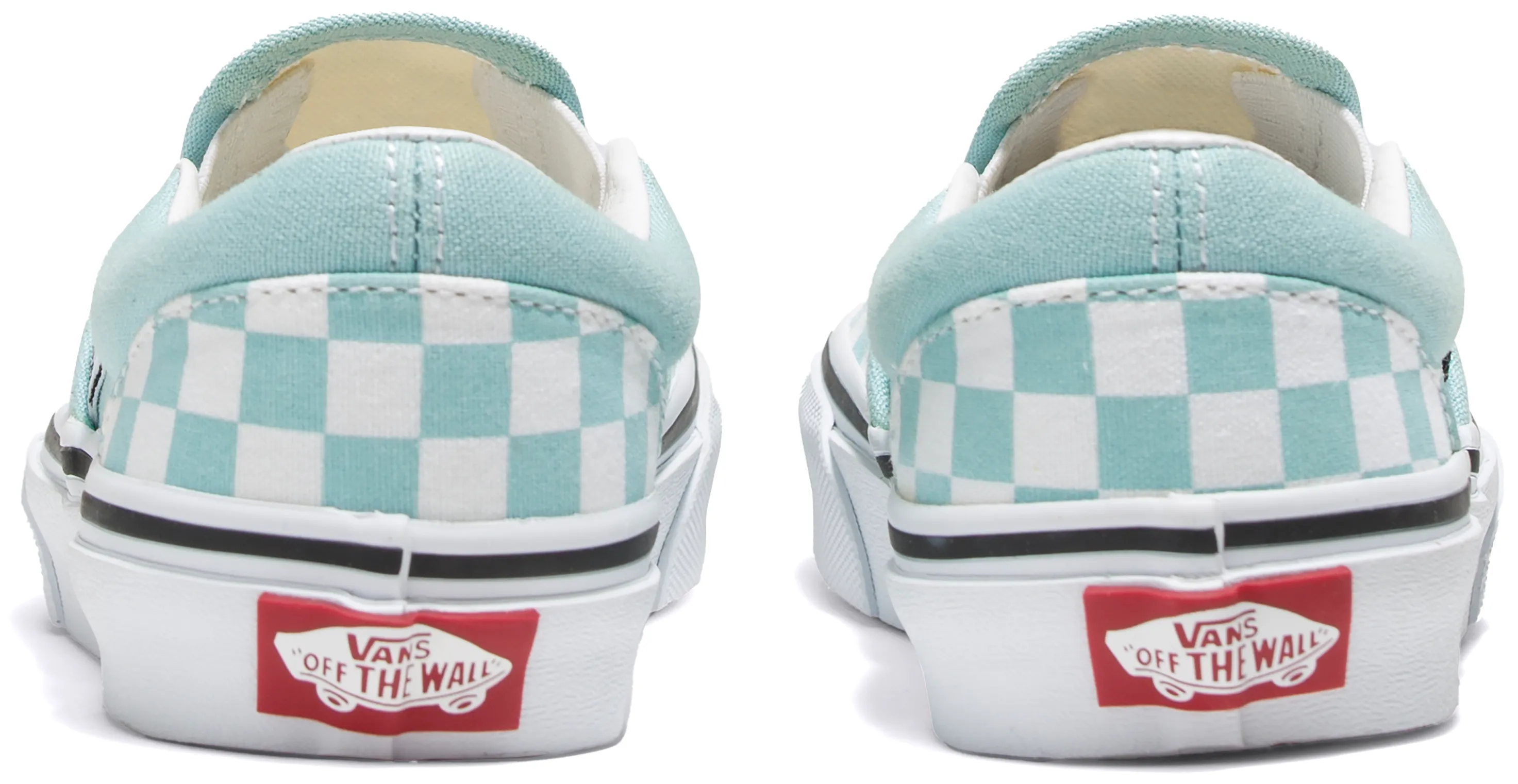 Vans Kids Classic Slip-On Checkerboard Canal Blue Street Comfort