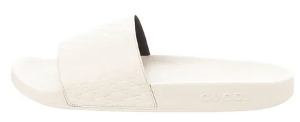 Gucci Microguccissima Slide White Fresh Fit