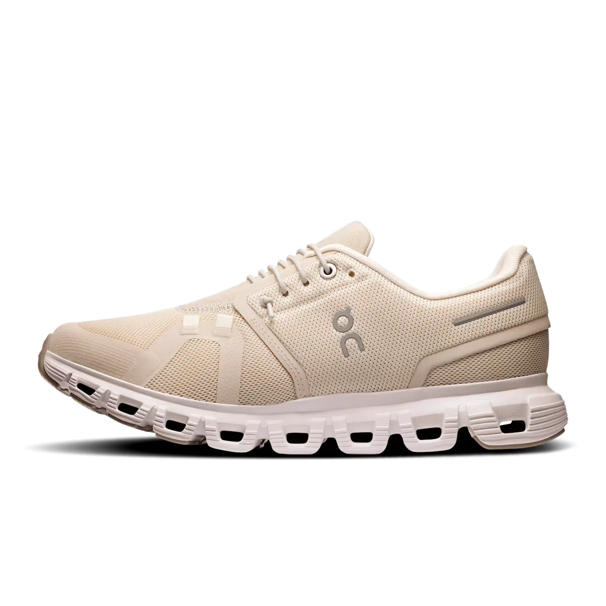On Running Cloud 6 Pearl White (Women's) Comfortable bend