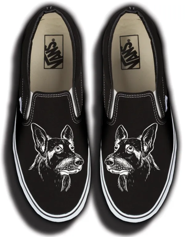 Comfy Slip Fit Quick Walk Fit Baggins Original Slip on German Shepherd