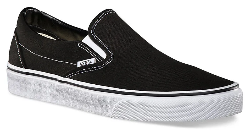 Relax Fit No Fuss Vans Classic Slip-On Black