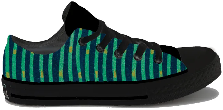 Soft Interior Baggins Original Low Top Green Navy Stripe