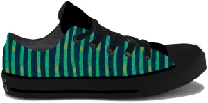 Soft Interior Baggins Original Low Top Green Navy Stripe