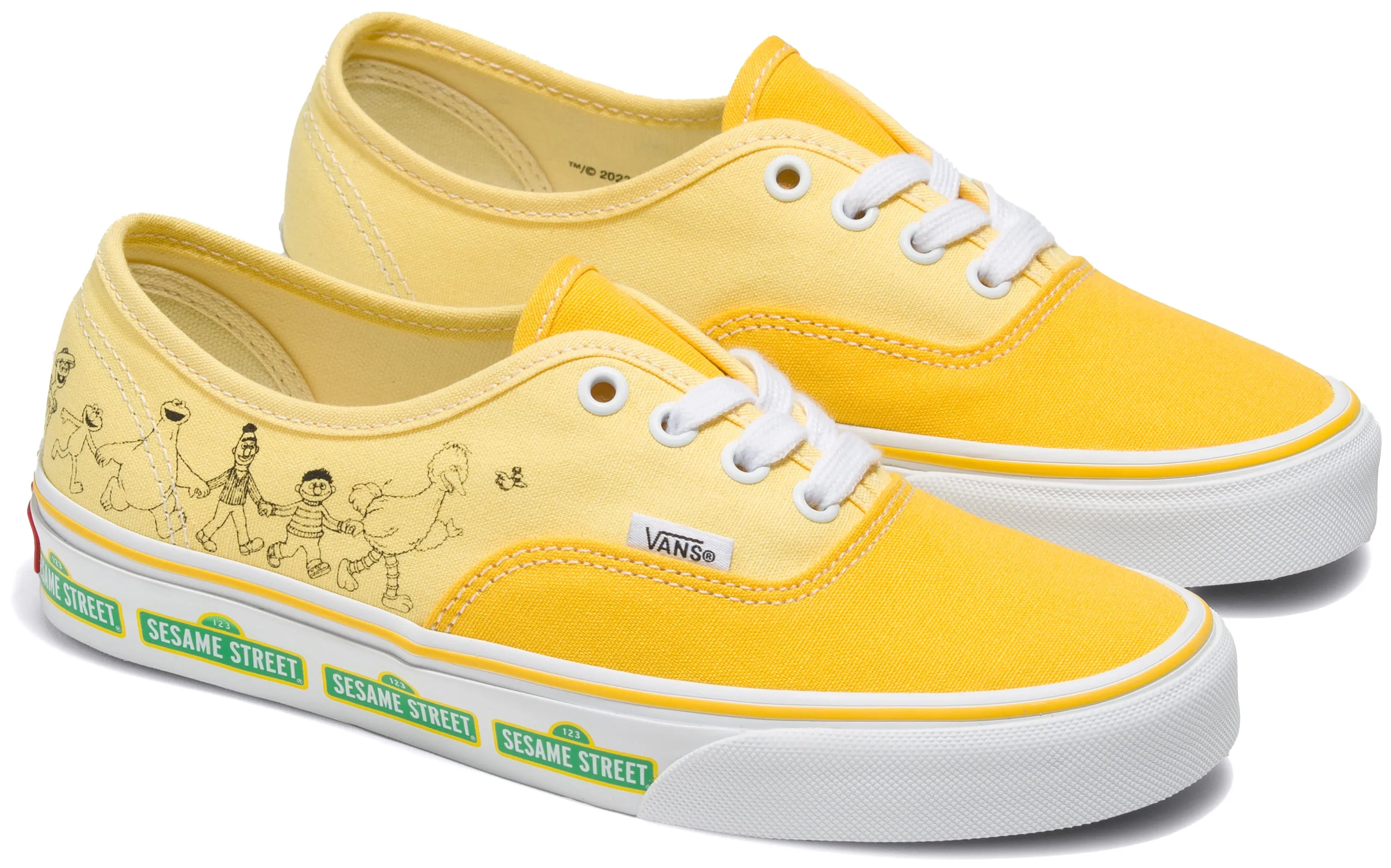 Soft Wear Vans Sesame Street Authentic Yellow