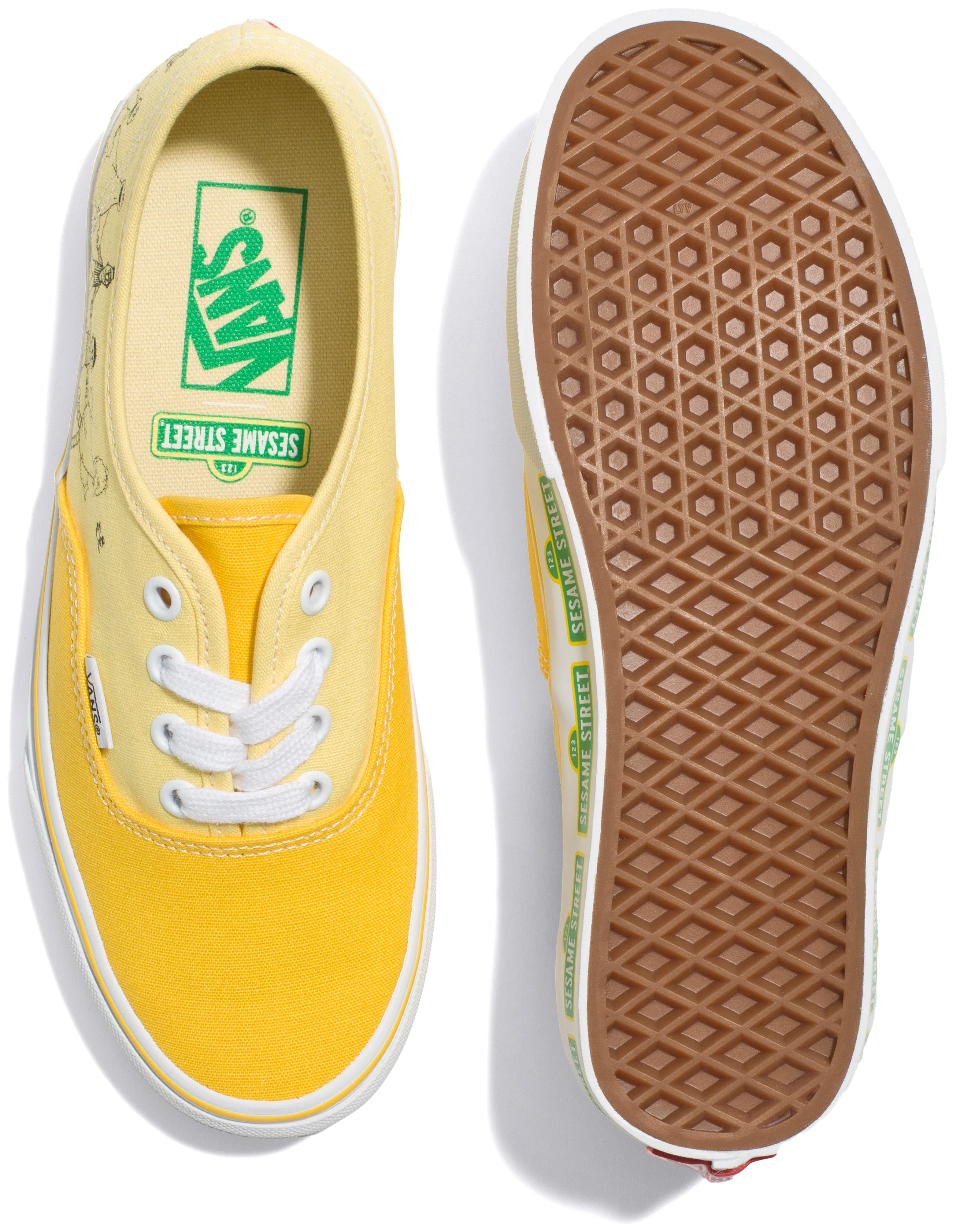 Vans Sesame Street Authentic Yellow Easy Slide