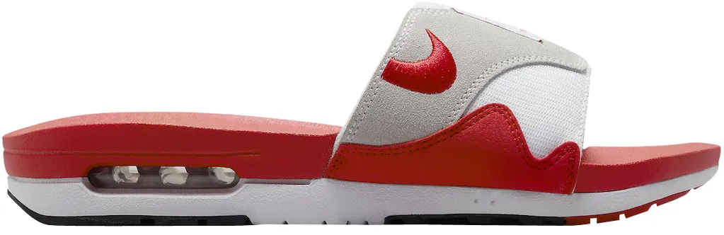 Nike Air Max 1 Slide Sport Red Hyper Breathable Lining