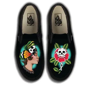 Baggins Original Classic Slip-On Tattoo Zoo Mother Shelly Flash Soft Landing Light Slip