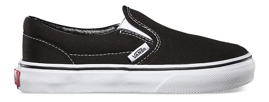 Vans Kids Classic Slip-On Black/White soft feel
