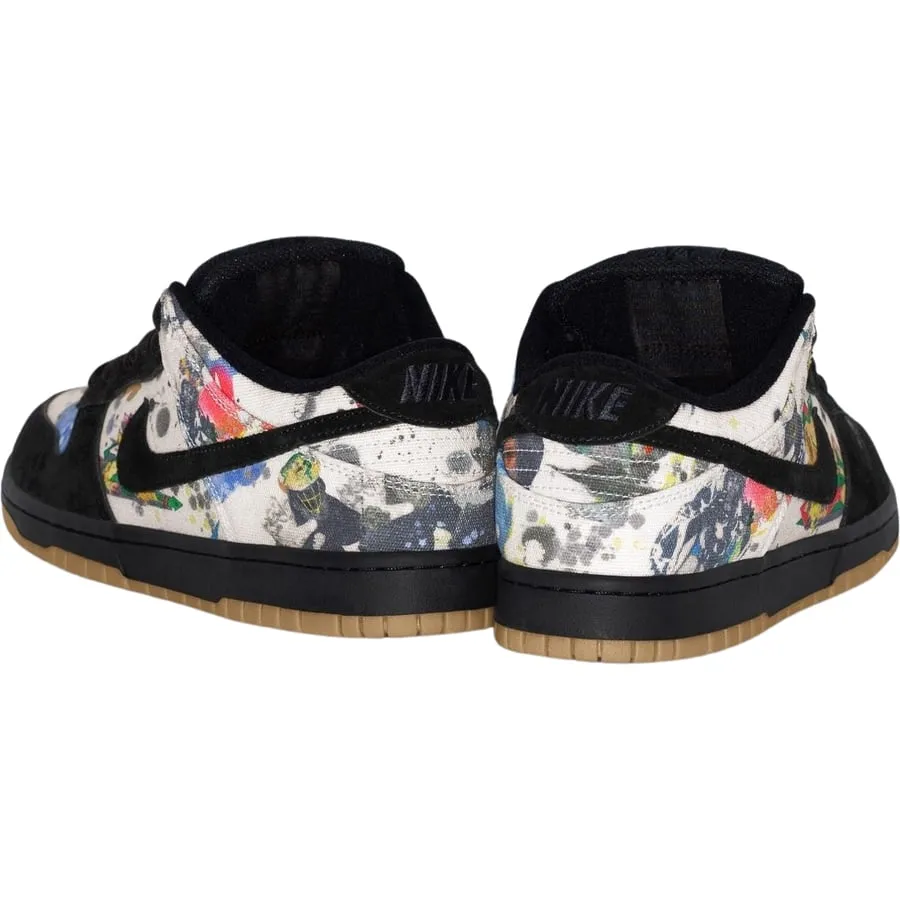 SUPREME NIKE SB RAMMELLZEE DUNK LOW-BLACK Autumn Ready Gym Use