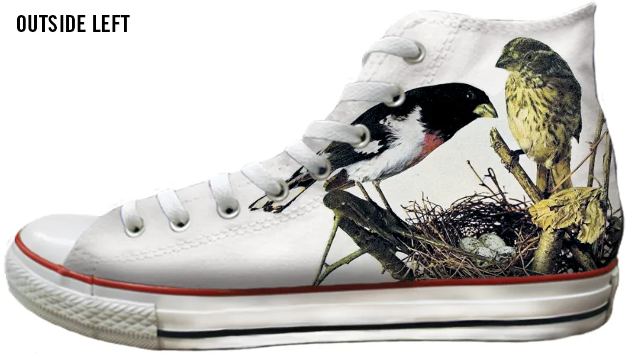 Baggins Original Hi Top Botanical Birds Cliff Hike