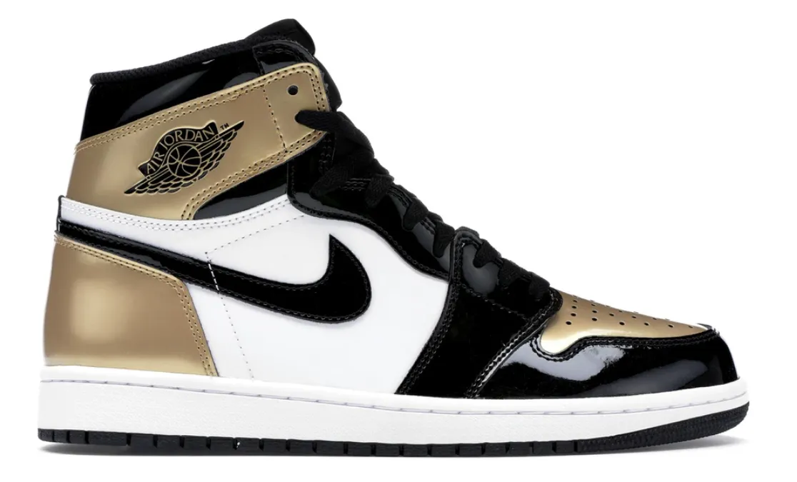 Run Grip Urban Gear Jordan 1 Retro High NRG Patent Gold Toe