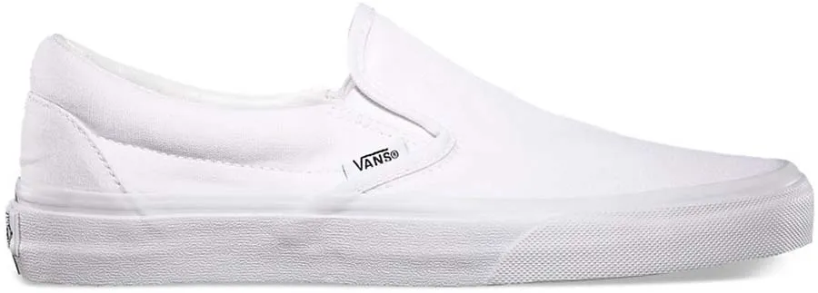 Step Ease Vans Classic Slip-On True White