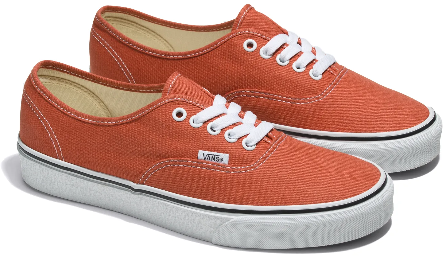 Vans Authentic Burnt Ochre Foot Control Freestyle Design
